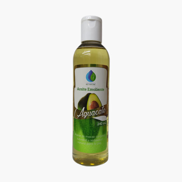 Aceite Emoliente de Aguacate (Laboratorio Bio Nature – 240 ml)