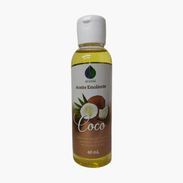 Aceite Emoliente de Coco (Laboratorio Bio Nature – 60 ml)