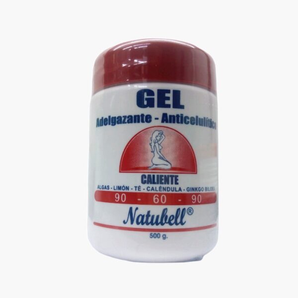 Gel Adelgazante - Anticelulítico 90-60-90 Caliente (Natubell - 500 g)