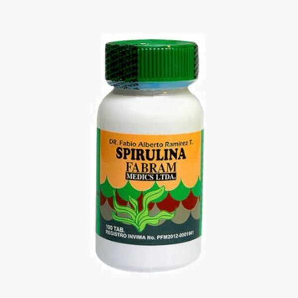 Spirulina (Fabram Medics Ltda - 100 tabletas)