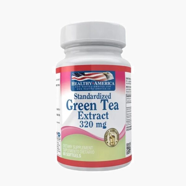 Extracto de te verde 320 mg (Healthy America - 60 softgels)