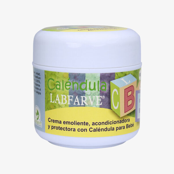 Crema Emoliente, Acondicionadora y Protectora con Caléndula para Bebé (Labfarve - 60 g)