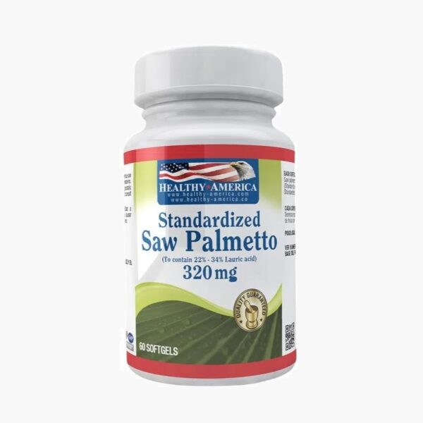 Standardized Saw Palmetto - 320 mg (Healthy America - 60 softgels)