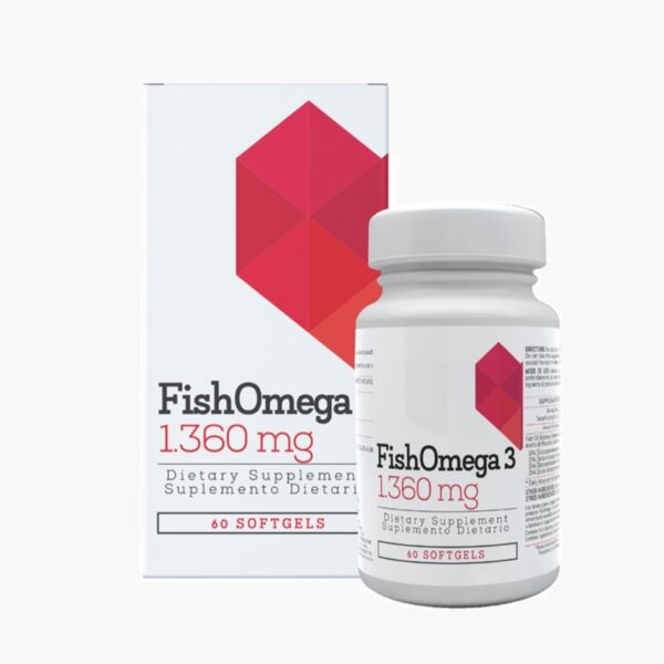 Fish Omega 3 de 1360 mg (Healthy America - 60 softgels)