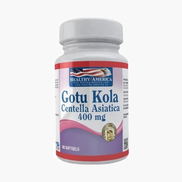 Gotu Kola (Centella Asiática - 400 mg) (Healthy America - 90 softgels)