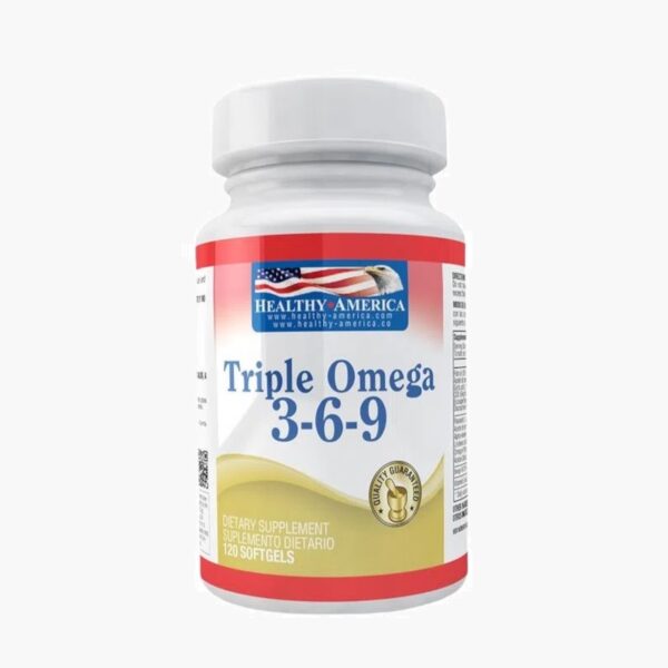 Triple Omega 3-6-9 (Healthy America - 120 softgels)