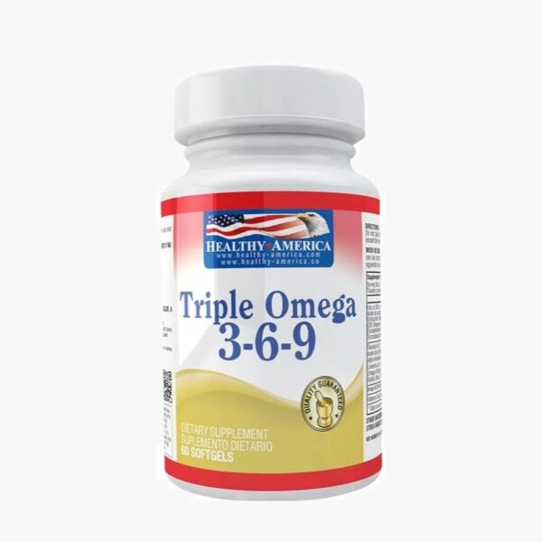 Triple Omega 3-6-9 (Healthy America - 60 softgels)