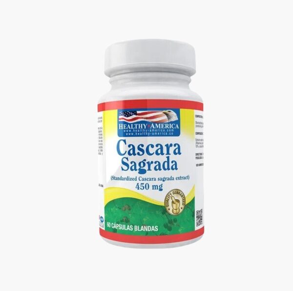 Cáscara Sagrada 450 mg (Healthy America - 60 softgels)