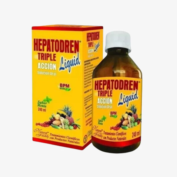 Hepatodren Liquid Triple Acción (Natural Freshly - 240 ml)