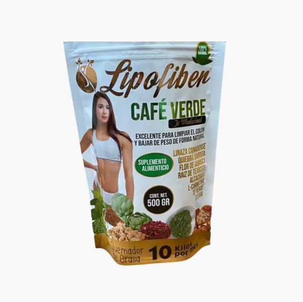 Lipofiber Café Verde - Té medicinal (Lipofiber SAS - 500 gramos)