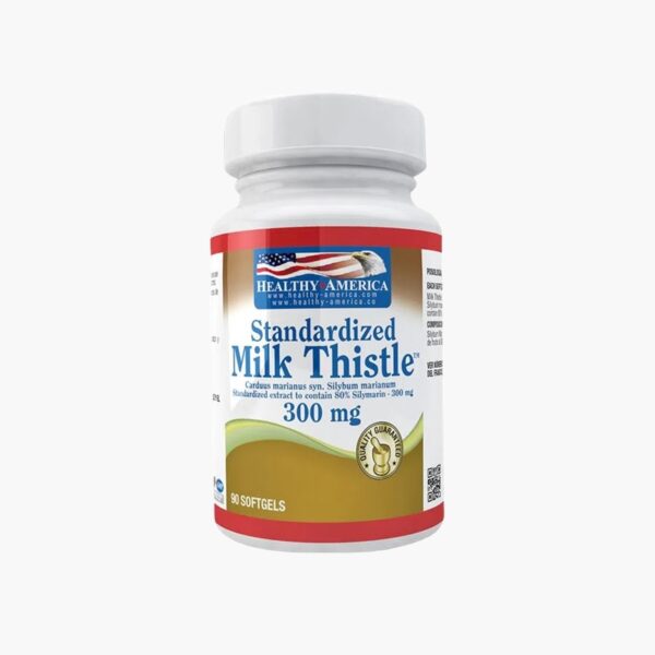 Standardized Milk Thistle - 300 mg (Healthy America - 90 softgels)