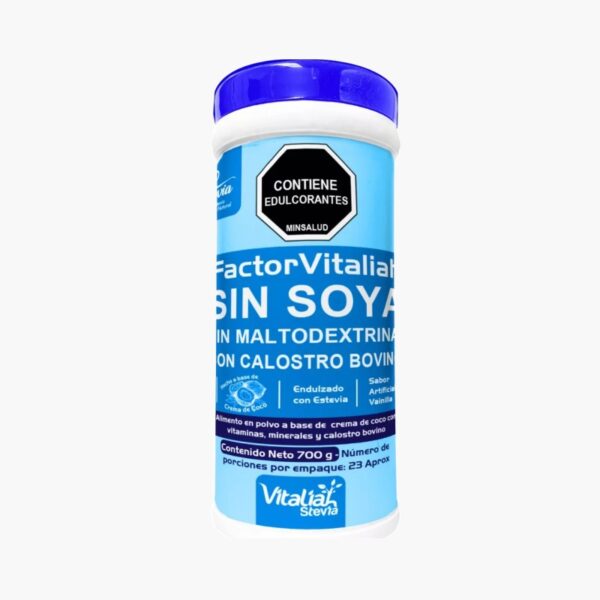 Factor Vitaliah sin soya (Vitaliah Stevia - 700 gramos)