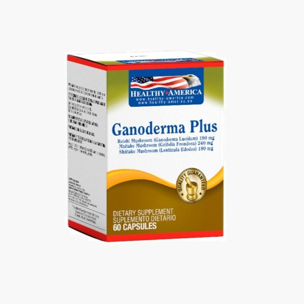 Ganoderma Plus (Healthy America – 60 cápsulas)