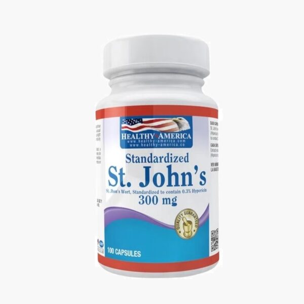 St. John's Wort 300 mg (Healthy America – 100 cápsulas)