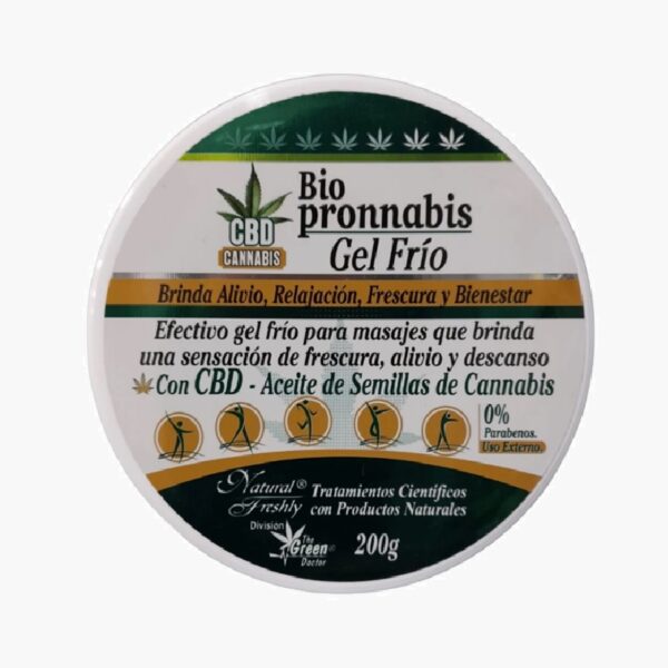 Bio pronnabis gel frío (Natural Freshly – 200 gramos)