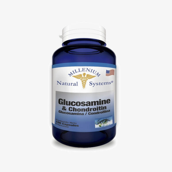 Glucosamine & Chondroitin (Natural Millenium Systems - 100 cápsulas)