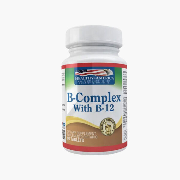 B - Complex with B12 (Healthy America – 90 tabletas)