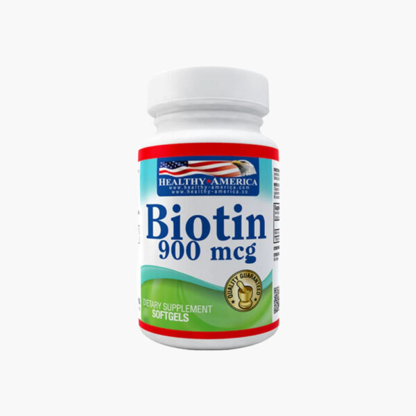 Biotin - 900 mcg (Healthy America - 120 softgels)