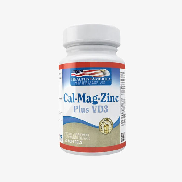 Cal-Mag-Zinc Plus VD3 (Healthy America - 90 softgels)