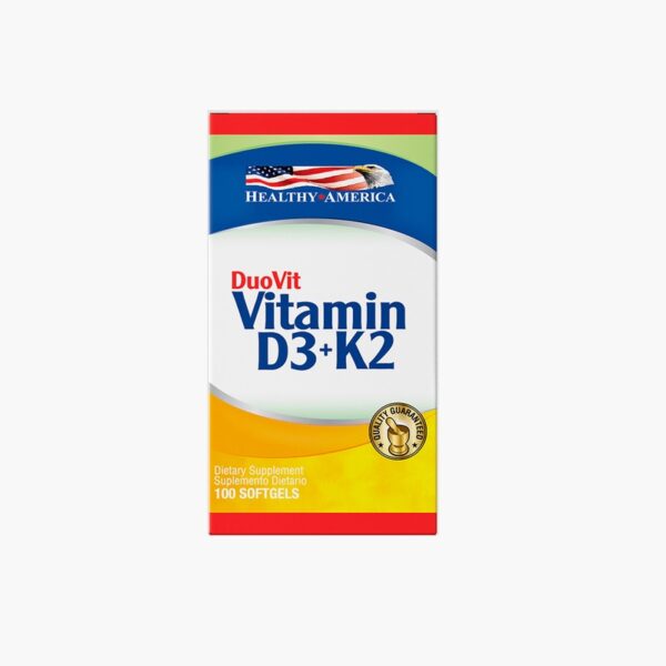 Duovit Vitamina D3 + Vitamina K2 (Healthy America - 100 softgels)