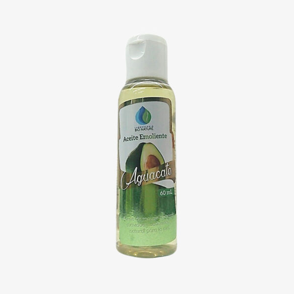 Aceite Emoliente de Aguacate (Laboratorio Bio Nature – 60 ml)