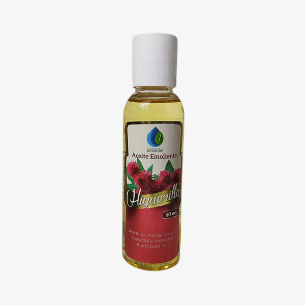 Aceite Emoliente de Higuerilla (Laboratorio Bio Nature – 60 ml)