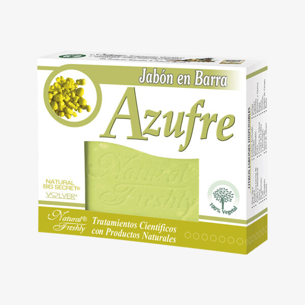 Jabón en barra de Azufre (Natural Freshly – 90 g)