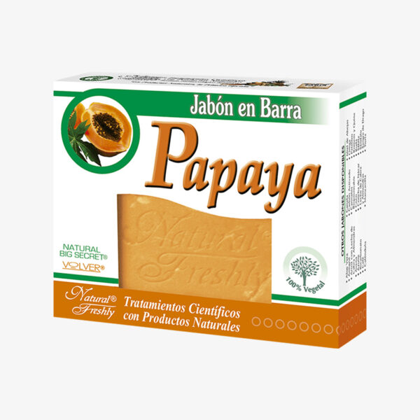 Jabón en barra de Papaya (Natural Freshly – 90 g)