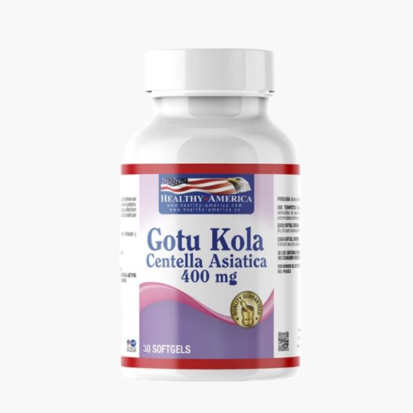 Gotu Kola (Centella Asiática - 400 mg) (Healthy America - 30 softgels)